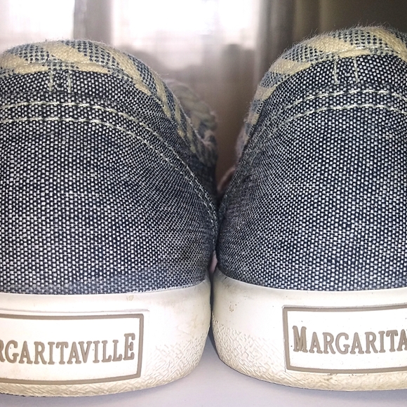Margaritaville Womens Denim Canvas Shoe GUC - Picture 3 of 4